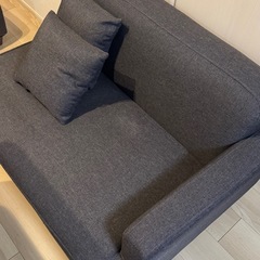 オットマン付きソファー　2人掛け　　の画像