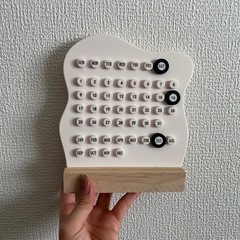 インテリア カレンダー 木製 デスクトップ おしゃれ 韓国 韓国インテリア 北欧の画像