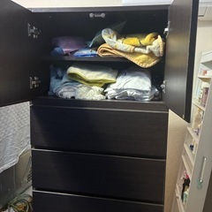 ニトリのチェスト(アーデル2 60C DBR)の画像