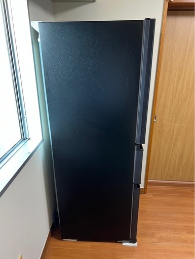 【TOSHIBA】3ドア冷蔵庫 326L ブラック 2022年製 GR-T33SC