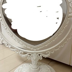 アンティーク風 鏡 置き鏡 ミラーの画像