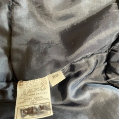 アウター 80cm カーキ　無印　中綿入りの画像