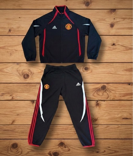 美品】マンチェスター・ユナイテッド adidas ジャージ 上下セット (空