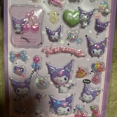 海外製ボンボンドロップシールクロミ ポチャッコ２枚の画像