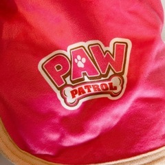 パウパトロール　スカイ　フード付き膝掛け　ハーフケット　毛布の画像