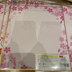 無地　カラー　イラスト　色紙　ピンク　黄緑　桜　クローバー　おまとめ　大容量　16袋　29枚　新品　未使用　おまとめ　セットの画像