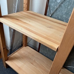 IKEA　イーヴァル　パイン材シェルフユニットの画像