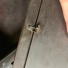 引き取り限定！【希少】大正ロマン ルビー印 RUBY 柱時計 ゼンマイ式 振り子・鍵付きの画像