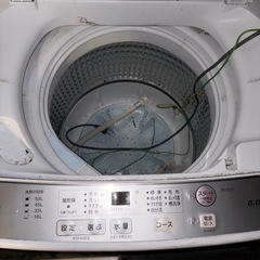 ジャンク品　AQUA 洗濯機6
kgの画像