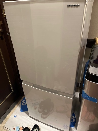 シャープ 冷蔵庫 152L SJ-D15G-W