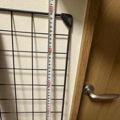 ワイヤーネット柵  パイプ付きの画像