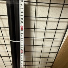 ワイヤーネット柵  パイプ付きの画像