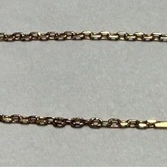 ☆本物18金☆ K18 YG 3.7g ネックレス 42cm レディース メンズ 刻印あり K18 アクセサリー の画像