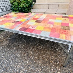 【価格応相談】Coleman ナチュラルモザイク リビングテーブル 120cmの画像