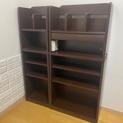 ニトリ　YNF-14L　学習机　本棚　セット
　　の画像