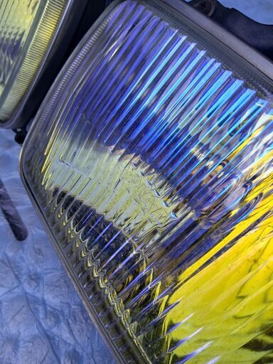 当時物 PIAA マルチコート ヘッドライト 角目2灯 旧車