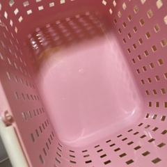 アテーナライフ ランドリーバスケット ピンク Mの画像