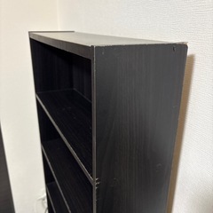 【山善】コミック本棚 6段（ダークブラウン）差し上げます【大阪市鶴見区】の画像