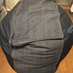 ビーズソファ　無印良品の画像