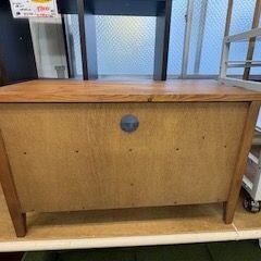  【リサイクルサービス八光】 幅73cm　【カントリー調】天然木パイン材 テレビ台 ローボードの画像