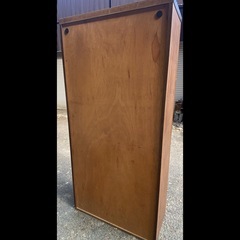 アンティーク風　本棚　ガラス戸付き　キャビネットの画像