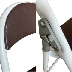 WF-104パイプ椅子×2 藤沢工業の画像