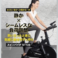  STEADY スピンバイク　中古美品の画像