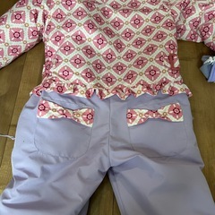 　ジャンプスーツ スノーウェア 120 調整可能 手袋付きの画像