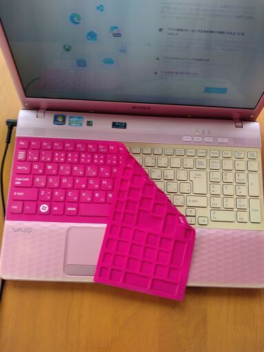 ピンクのVAIOWindows11(最新25H2)office2024LTSC SSD480GBメモリ8GB