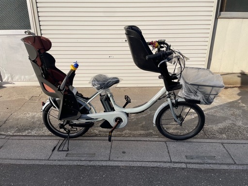 　❗️バッテリー新品キャンペーン❗️試乗?新車仕上げ⭐️中古子供乗せ電動自転車 ヤマハPASバビー ブリヂストンビッケ2