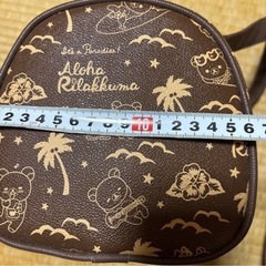 リラックマのぬいぐるみとミニボストンバッグの３点セットの画像