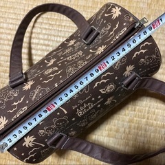 リラックマのぬいぐるみとミニボストンバッグの３点セットの画像