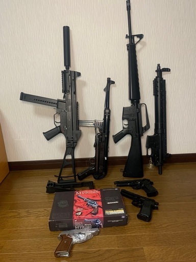 エアガン　ガスガン　ジャンクセット 【ガスガン・エアガン類 ジャンク品 10点セット】