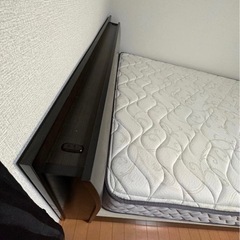 TOKYOBEDワイドダブル　ベッド(マットレス付き)の画像