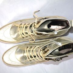 さらにさらにお値下げ！君島由希子デザインの銀色ブーツ！！　２７cmの画像