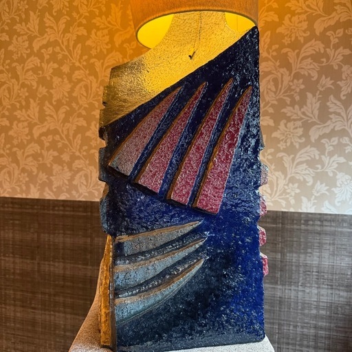 河合紀 かわいただし 特大 照明 スタンド ランプ 300万！発送不可 河合紀 かわいただし 特大 照明 スタンド ランプ デパート購入300万