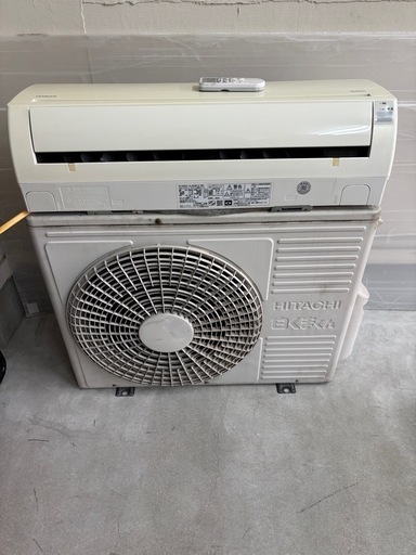 ?とりま18畳エアコンつけたい方用?取付込✨️分解クリーニング済❄️中古現状品 HITACHI 日立 RAS-AJ56F2  2016
