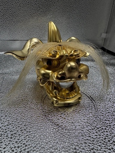 金獅子頭 オブジェ 置物