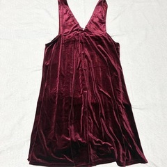 《タグ付》chip clip ノースリーブ ワンピース ベルベット 4Lの画像