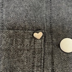 petit main 80cm  ジャケット　冬　黒　の画像