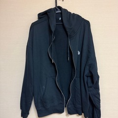 ラルフローレン　パーカー黒の画像