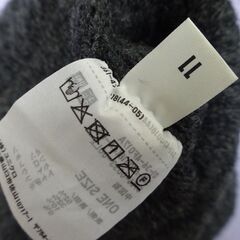 ( E-199 )UNIQLO ユニクロ ヒートテックスフレヤーンネックゲイター ダークグレー ネックウォーマー キャップ ヘアバンド 361-470018 中古の画像