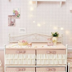 ロマンティックプリンセス・キャスター付きチェストの画像