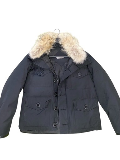 ❣️❣️冬物最終値下げセール❣️❣️【極美品】UNIQLO  GU 　ZARA系 2WAY ファー付 ダウンジャケット L 黒（Mの方も◎）厚手黒ダウン｜ファー脱着可｜M〜L｜