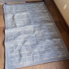 ラグ 洗える 綿100％ インド綿　洗濯機で洗える 約130×185cm