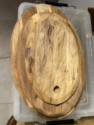 【本日〜明日引渡し限定／新品未使用】業務用 木製まな板／飲食店・仕込み用