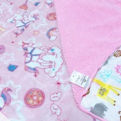 お昼寝布団カバーと毛布のセットの画像