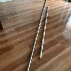 物干し竿2本の画像
