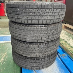 １５５／６５Ｒ１４　４本セット　ブリヂストン　ブリザックＶＲＸ２　ラパン純正アルミホイール付き❗️の画像