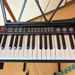 電子ピアノ、キーボードマイク付き、61鍵盤の画像